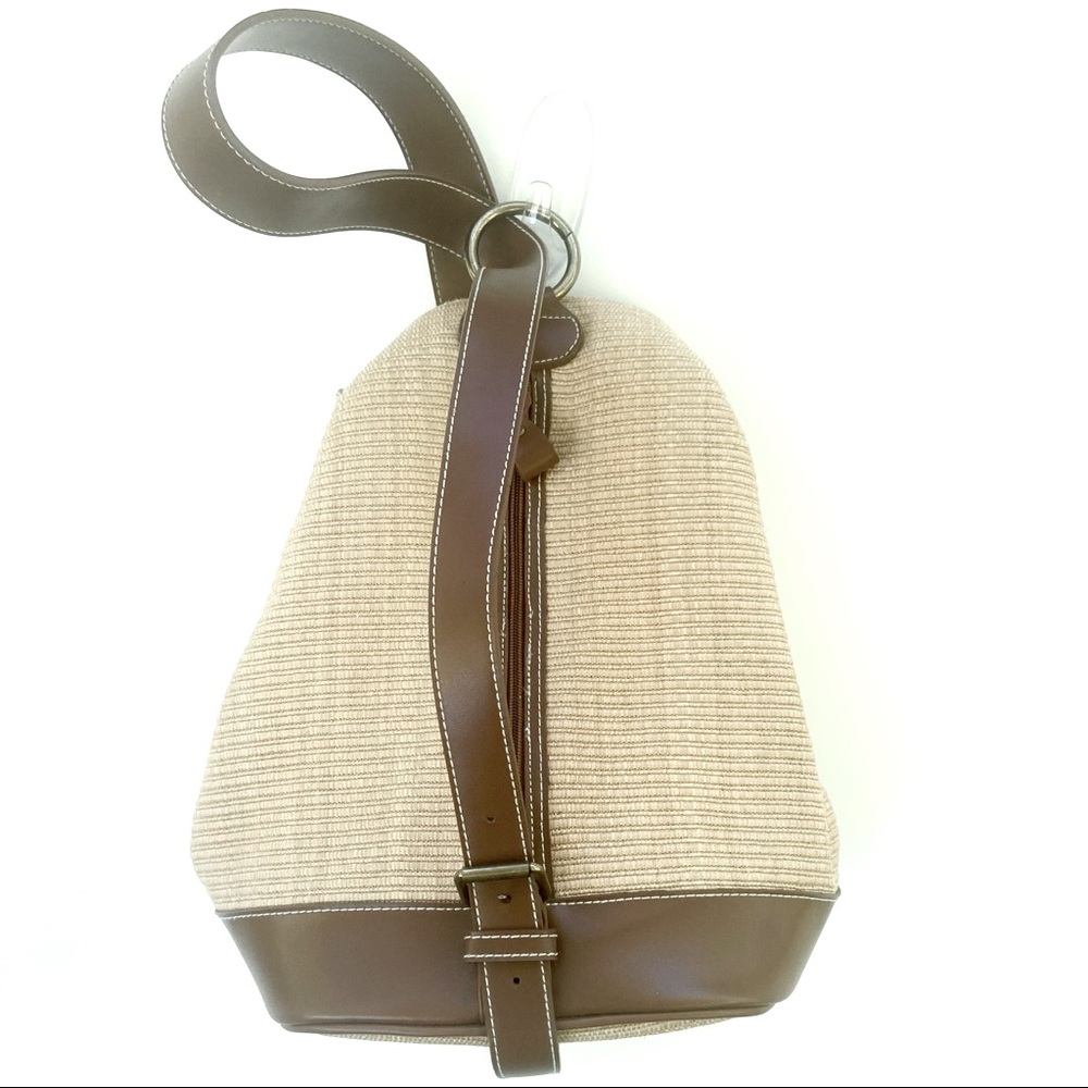 Nine West Rattan Convertible Backpack/Handbag